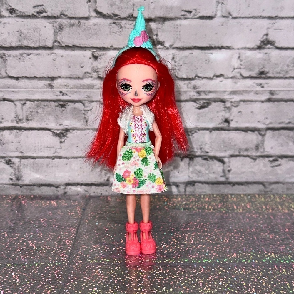 Enchantimals FANCI FLAMINGO 6 Inch Doll Let's Flamingle Birthday Theme
